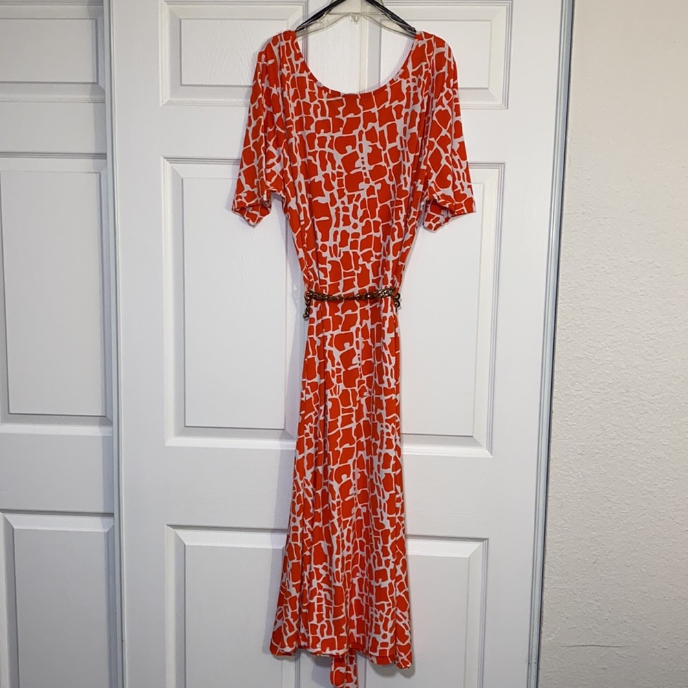 Lemmie for Nina Leonard  graphic print dress 2X - Picture 4 of 4